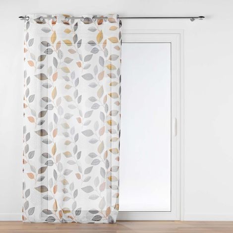 Panneau a oeillets 140 x 240 cm voile sable imprime vahine Sans (1/4)