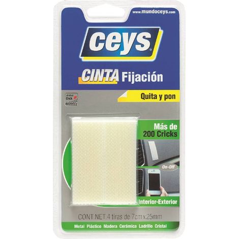 ceys tack crik blanco quitaypon 4 tiras 7 cmx25mm 530050-507525 (1/6)