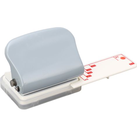Perforatrice portable à 3 trous pour feuilles mobiles, capacité de 5 feuilles, idéale pour le scrapbooking et les albums de scrapbooking. (1/5)