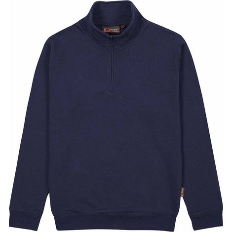 Felpa da Lavoro U-Power Tautra - Mezza Zip Blue L