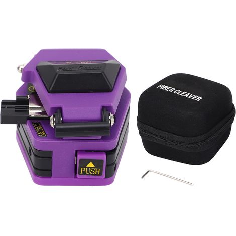 Couperet à Fiber optique, outil de coupe de câble optique de haute précision, 16 Points de coupe, connexion à froid thermofusible 48000 fois violet (1/5)