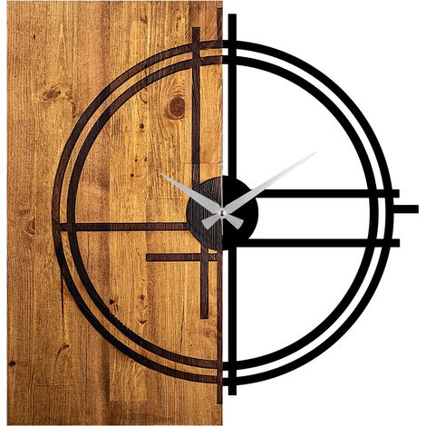 Horloge en bois et métal Clock Cercle (1/5)