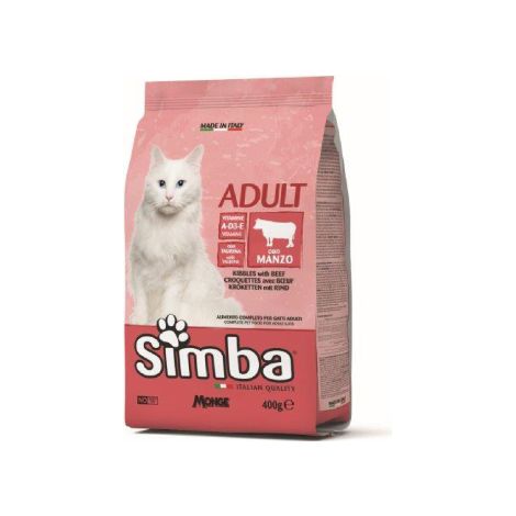 CIBO GATTO MONGE SIMBA 400 G CROCCANTINI MANZO