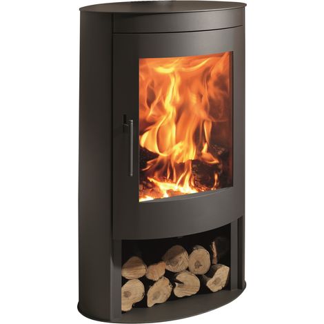 Kaminofen OVAL, 8,7kW EcoDesign, Energie Label A+