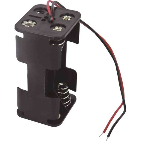 Porte-pile 4 x RS PRO AA, raccordement Fils ( Prix pour 1 )