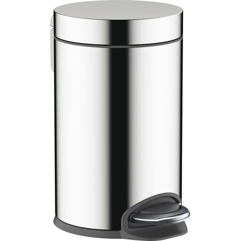 Hansgrohe AddStoris - Abfalleimer 3 l, Soft Close, verchromt 41775000 (1/5)