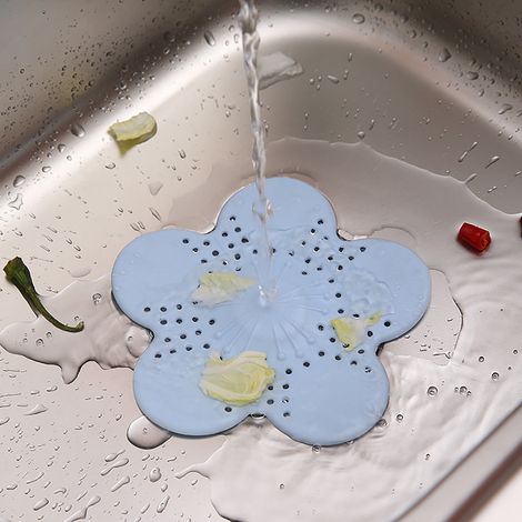 Filtre évacuation - Bouchon baignoire - En silicone - Diamètre 15 cm - Pour salle de bain - 1 pièce (1/5)