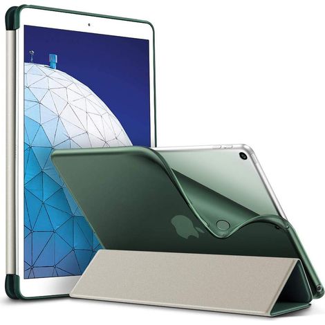 Étui intelligent pour iPad Air 3 10,5" - Coque arrière translucide givrée avec fermeture magnétique et fonction veille/réveil automatique (1/5)