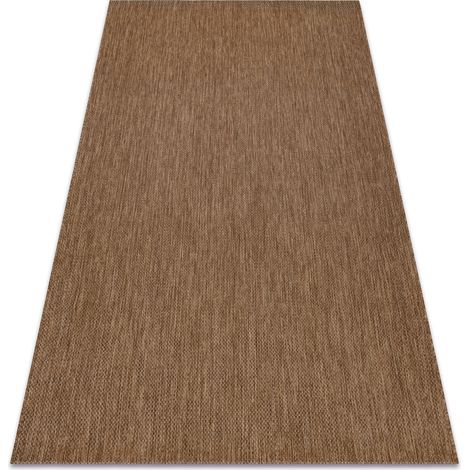 Teppich FLAT 48663/870 SISAL - braun GLATT brown 160x230 cm