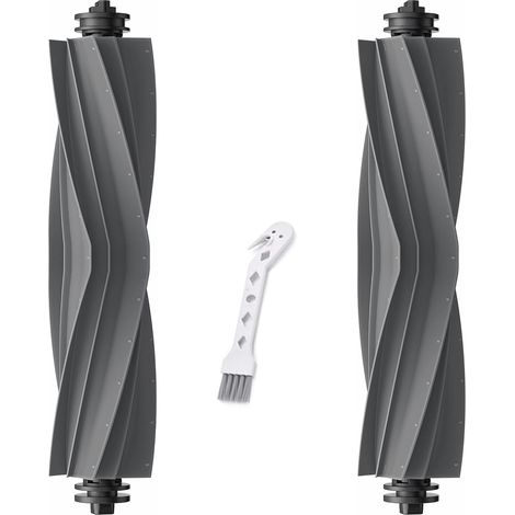 2 Brosse, Caoutchouc, Multi-surfaces, Compatible Dreame Mova Xiaomi, Robot Aspirateur (1/5)