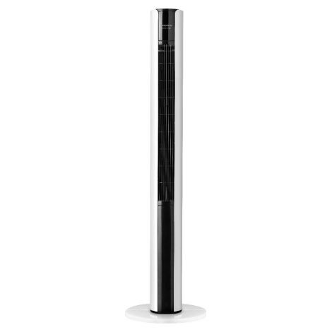 Ventilateur colonne oscillant TAURUS BABEL INFINITE 50W 3 vitesses H110cm Blanc/Noir (1/5)