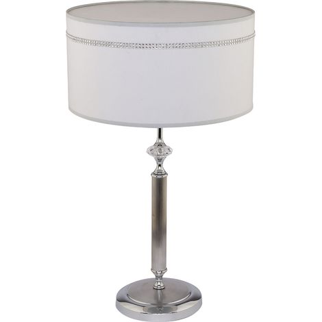 Lampada da tavolo classica JULIA II Jupiter cromo E27