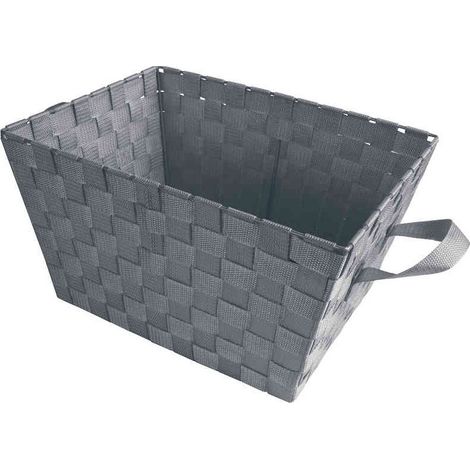 Grand panier de rangement tressé