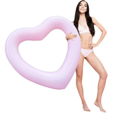 Bouée gonflable Sweet Heart pour piscine - Idéale pour les fêtes à la plage, les enfants et les adultes. Amusez-vous dans l'eau en été (1/5)