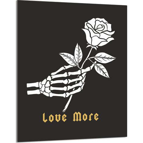 Glasschneidebrett 40x52 Rose (1/5)