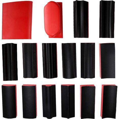 Blocs de ponçage manuels, kit de tampons de ponçage de contour, pour le ponçage de meubles --- (1/5)