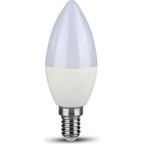 V-TAC LED-Glühbirne Samsung Chip E14 7W Kerze Warmweiß