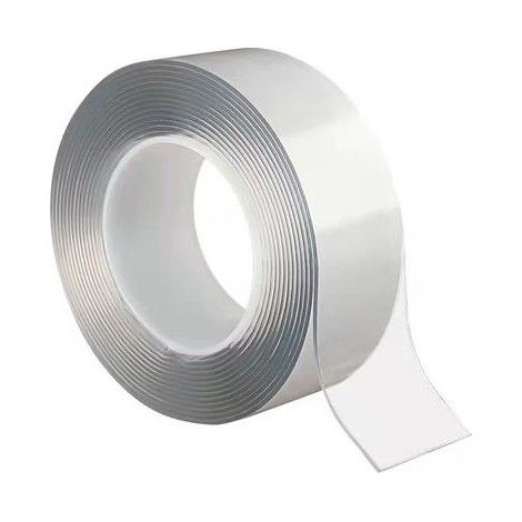 Smart Nano Tape,Betterlife Ruban Adhésif Nano Réutilisable, Transparent Traceless Double-Face, Lavable et Résistant pour Les (1/5)