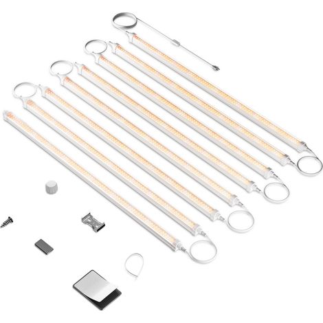 Spider Farmer GlowBar25D 25W LED Pflanzenlicht mit Vollspektrum, dimmbar und Magnetverbindung für Innenräume, Keimlinge und Gärten