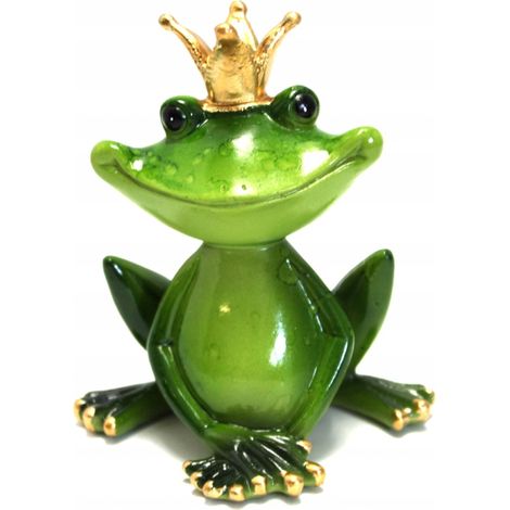 Eine bezaubernde Froschfigur mit Krone ALS GESCHENK (1/5)