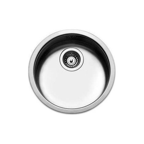 Apell FE435UBC Ferrara Lavello da Incasso 1 Vasca Tonda Sottotop Diametro 435 mm Profondita' 200 mm Acciaio Inox colore Inox