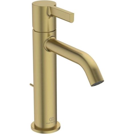 Ideal Standard Joy - Waschtischarmatur, mit Ablaufventil, Gold gebürstet BE278A2 (1/5)