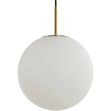 Light & Living - suspension - Medina - blanc - verre - Ø 25cm - (1/3)