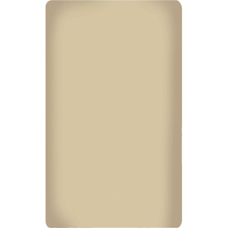 KLULK Lenzuolo Sotto Con Angoli Elasticizzati Singolo 100% Cotone Sabbia 90 X 200 + 27 Cm Made In Italy 1 Posto (1/5)