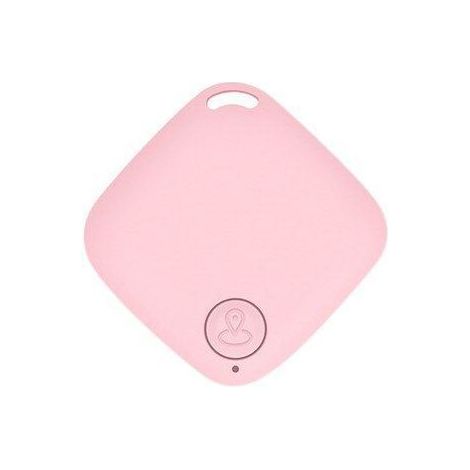 Mini traceur GPS Bluetooth Rose pour animaux, enfants, clés, portefeuilles, compatible iOS (1/4)