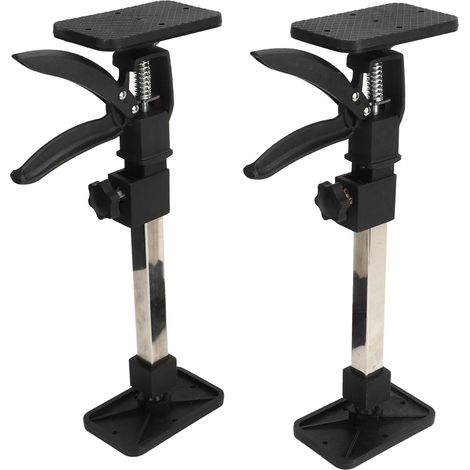 tiges de support télescopiques en acier inoxydable, réglables, pour meubles, système de support pour les mains en travail du bois (1/5)