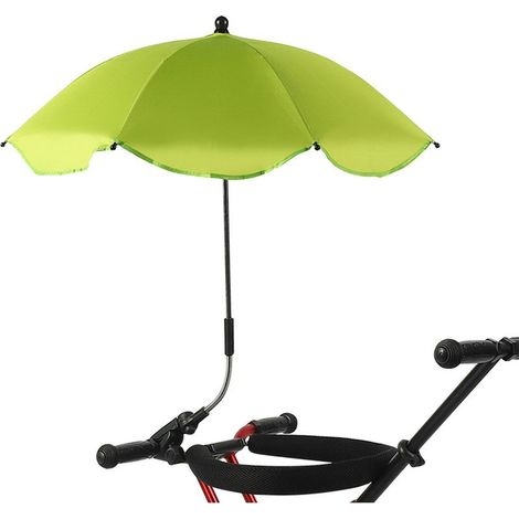 Parapluie de chaise avec pince, Portable, pour poussettes de Patio, vert (1/5)