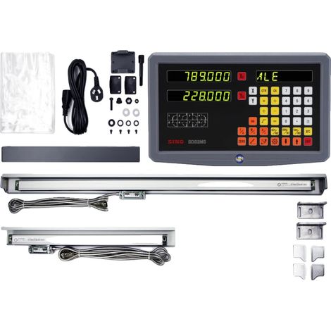 Kit DRO, capacidad de 2 ejes, resolución de alta precisión, DRO-KA500-KA500 (1/2)
