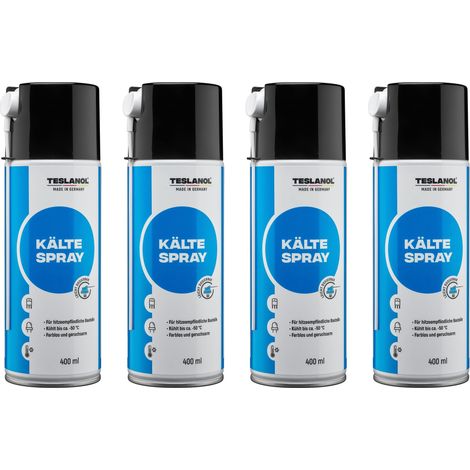 TESLANOL 26034 Spray réfrigérant T71, 400 ml, 4 pièces