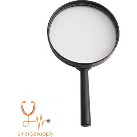 Loupe d’observation – 60 mm – Grossissement 5x – Noire – Insectes et détails – Portable