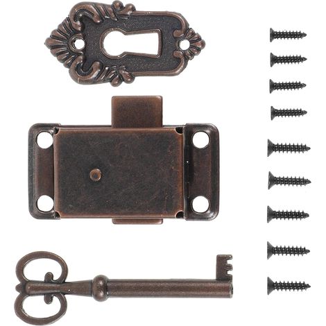 Clé de serrure meuble vintage, ensemble 1 pièce