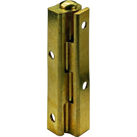 Hettich Anschraubband Stahl vermessingt vermessingt, 10 x 50 mm, 1 Stück Topfscharnier