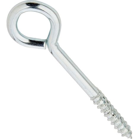 Lot de 200 Vine vis Eye In 75mm BZP acier zingué intempéries (1/2)