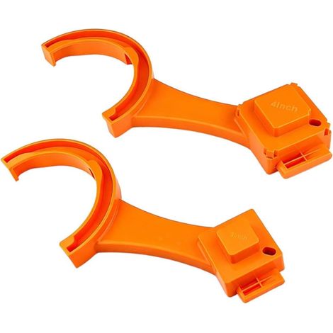 Lot de 2 clés de raccordement de tuyau d'égout pour prises de 7,6 cm et 10,2 cm, matériau ABS avec design emboîtable pour un effet de levier supplémentaire (1/5)