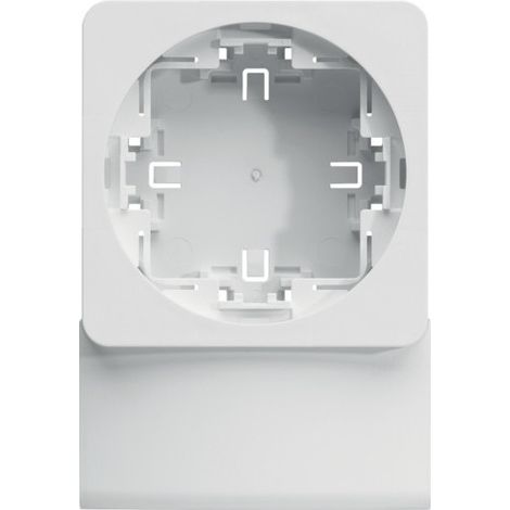 Hager – Support d'appareillage blanc en saillie pour goulotte 12x20/30mm – Boîtier de protection pour prise électrique – Pour espaces confinés