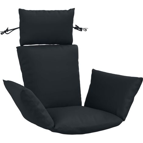Coussin Adirondack PUTTEN 100 % polyester Bleu foncé vidaXL (1/5)