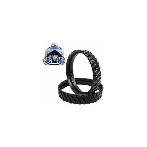 Chenilles de Nettoyeur de Piscine Zodiac Mx8. Pièces 2PC Zodiac Mx8. Caoutchouc très résistant. améliorant la durée de Vie des pièces pour Le Robot de Nettoyage