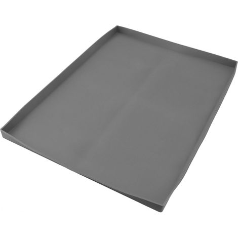 Grille de protection silicone lourde pour plaque de cuisson, couvre-gril anti-rongeurs, débris et rouille, tapis BBQ toutes saisons 22in gris (1/5)