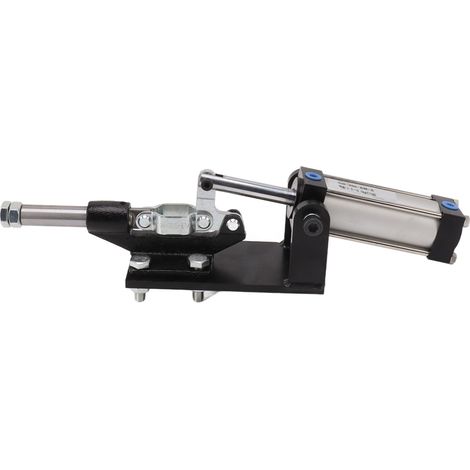 Pinza neumática para cilindros, funcionamiento preciso, control automático, abrazadera de palanca para producción industrial. (1/5)