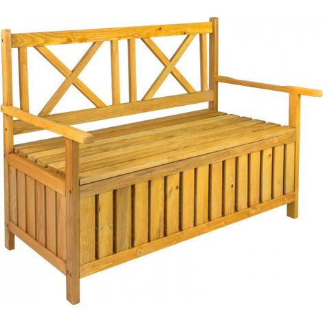 Banc de jardin avec coffre de rangement 'Davos'