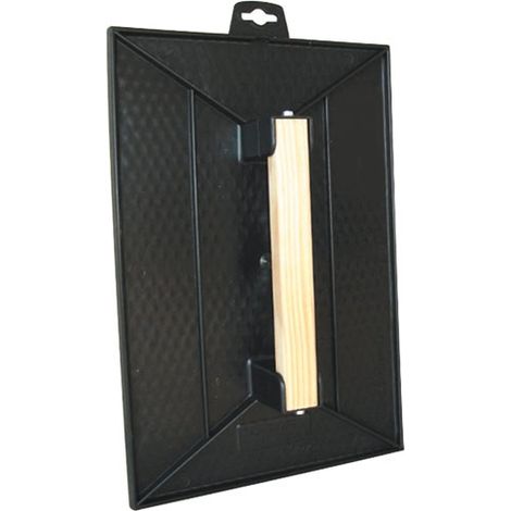 Taloche Kunststoff. rechteckig 27x18 Schwarz - Vinmer
