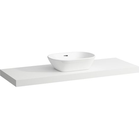 LAUFEN LANI Plan de toilette, une découpe au centre,