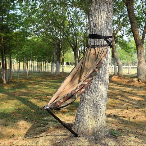 Chaise de camping camouflage, siège hamac de chasse, tabouret de camping portable et léger à poser sur un arbre (1/5)