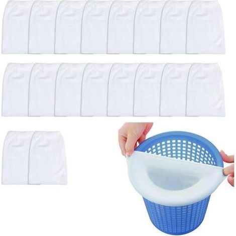 20 teiliges pool skimmer filterset teichkorb bodenabdeckung netz filterabdeckung sanddichtung matte foliennetz skimmer chlor vorfilter fur aquarium au enpool und springbrunnen (1/5)