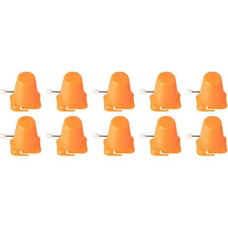 10-teiliges Spielzeugset mit aufziehbaren Beinen für Kinder, Aufziehspielzeug, Bewegungsmechanismus, Kinderspielzeug, orangefarbenes Sportspielzeug