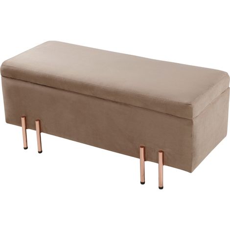 Panca contenitore 100 x 40 x 42 cm marrone 030008968